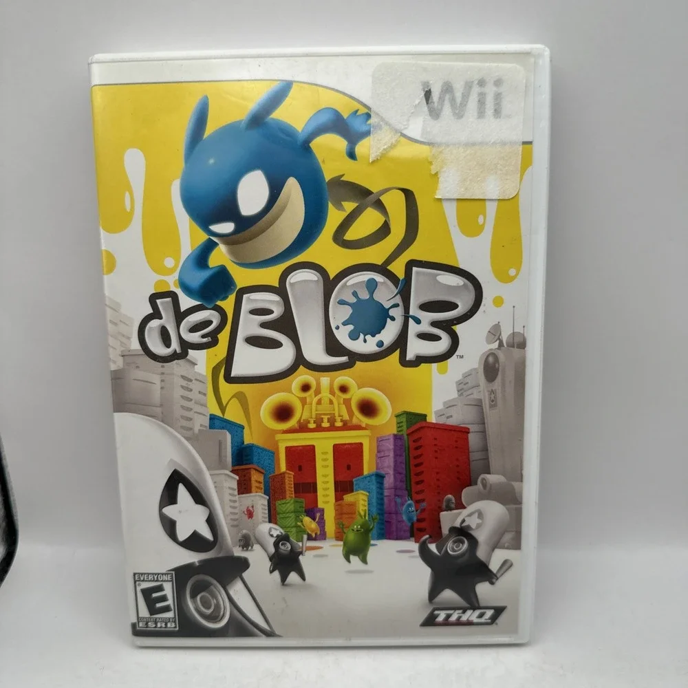 De Blob Nintendo Wii 2008 CIB Complete w Manual Excellent THQ